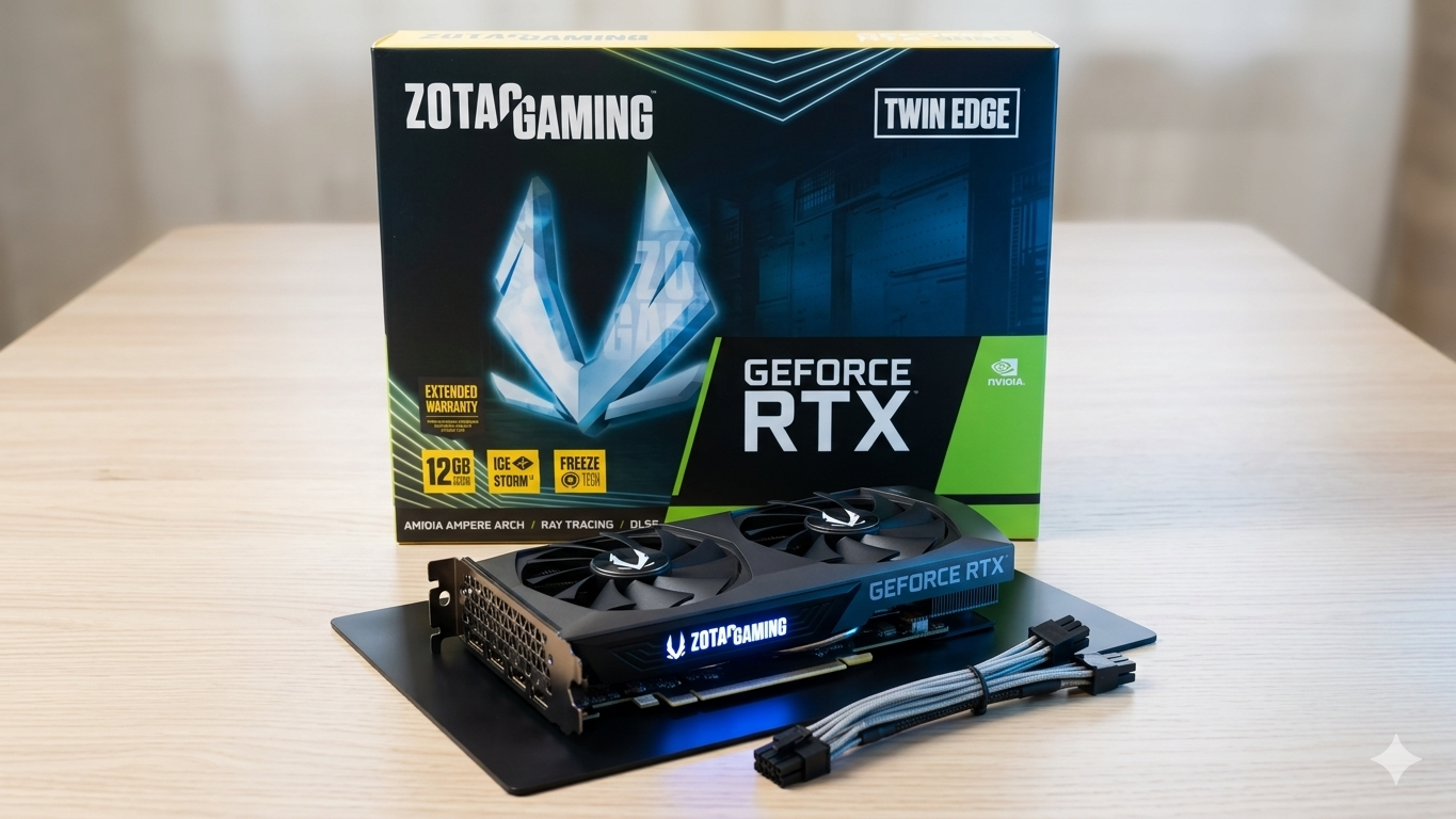 Karta graficzna Zotac GeForce RTX 3060 Twin Edge 12GB GDDR6